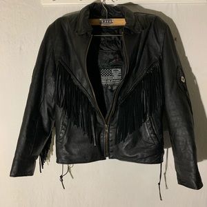Women’s Leather motor cycle jacket